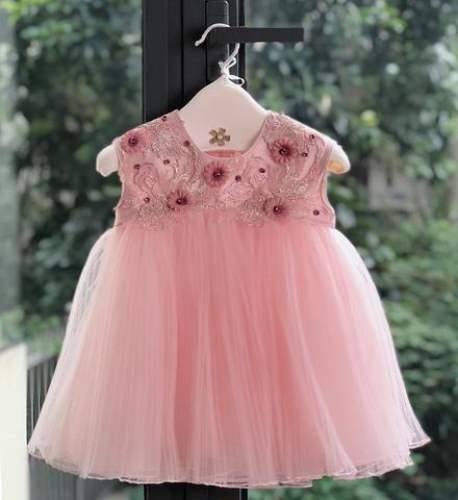 Flower Designer Tulle Layered Frock