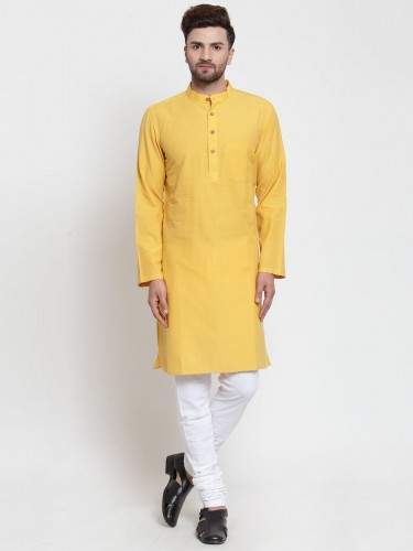 Mens yellow kurta  by Reshe