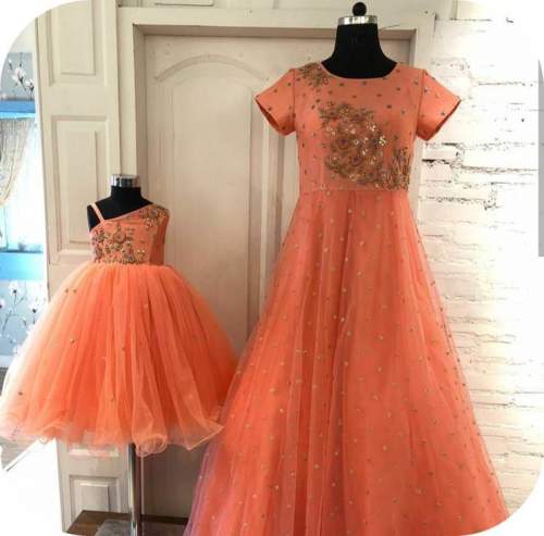 Mummy and baby girl frock