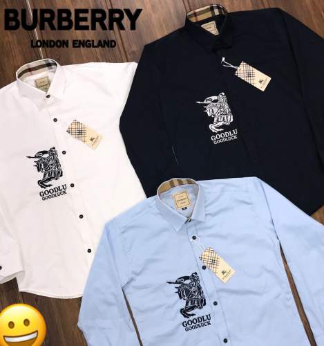 Burberry Cotton Branded Shirt at Rs.400 Piece in mumbai offer by Om Sai Garment