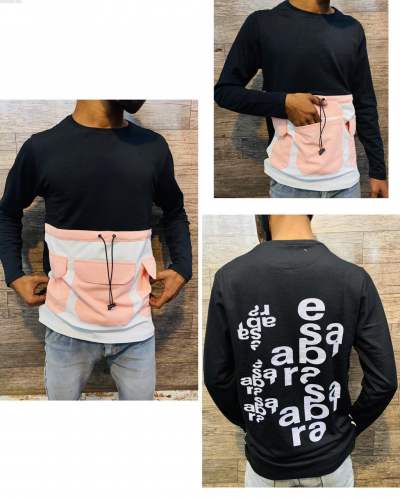 Men Full Sleeve T shirt by Om Sai Garment