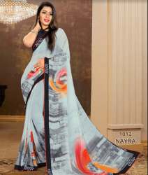 printed saree - Nyra