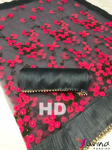 Beautiful Party Wear Rangoli Silk Sarees