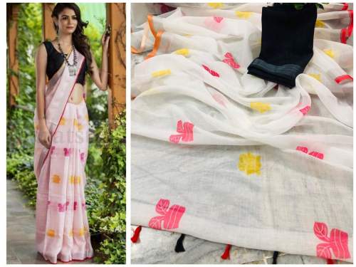 Designer Linen Saree