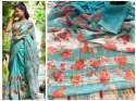 Designer Linen Saree thumb 17