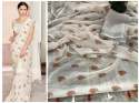 Designer Linen Saree thumb 18