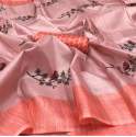 Digital Print Linen Saree thumb 2