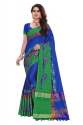 Embroidered Soft Cotton Silk Sarees thumb 2