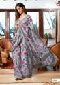Exclusive Linen Saree thumb 1
