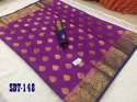 Kanchivaram Nylon Silk Sarees thumb 5