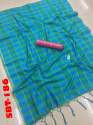 Ladies Uppada Checks Sarees thumb 3