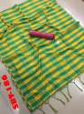 Ladies Uppada Checks Sarees thumb 4