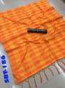 Ladies Uppada Checks Sarees thumb 5