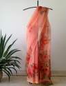 Printed Organza Saree thumb 2