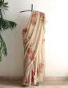 Printed Organza Saree thumb 5