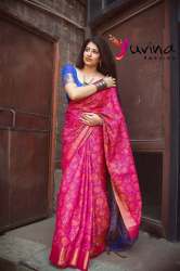 Stylish Ladies Patola Silk Sarees With Rich Pallu
