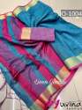 women-trendy-linen-cotton-sarees