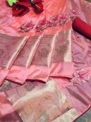 Work Organza Saree 