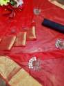 Work Organza Saree  thumb 4