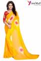 Yellow Weightless Sarees