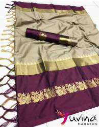 Yuvina Cotton Silk Sarees