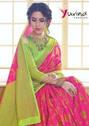 Yuvina Designer Chinya Silk Sarees