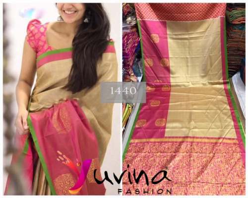 Yuvina Linen Cotton Sarees Collection
