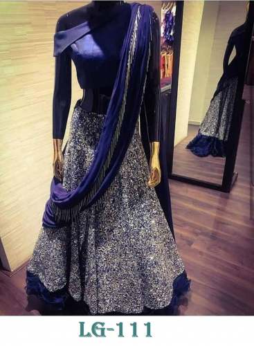 Banglori Satin  Silk Western Lehenga Choli
