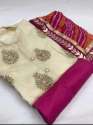 Chanderi Silk Dress Material thumb 1
