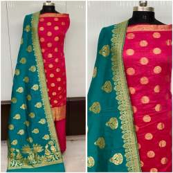 Cotton Jacquard Dress Material