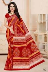 Daily Wear Printed Pure Cotton Sarees