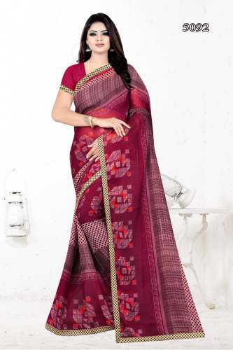 Daily Wear Printed Saree Manufacturer by Global Enterprise