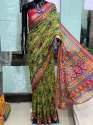 Digital Ponchampally Patola Saree thumb 2