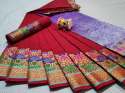 Glamour Cotton Silk Saree For Women thumb 3