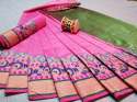 Glamour Cotton Silk Saree For Women thumb 6