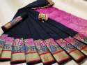 Glamour Cotton Silk Saree For Women thumb 8