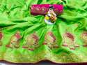 Gratifying Sana Silk Saree For Women thumb 4
