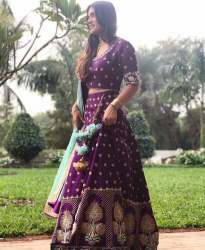 Heavy Banglori Satin Silk Lehenga Choli