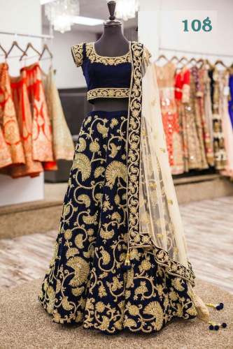 Heavy Velvet Lehenga Choli