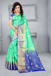 Hunky Dory Tussar Silk Saree For Women