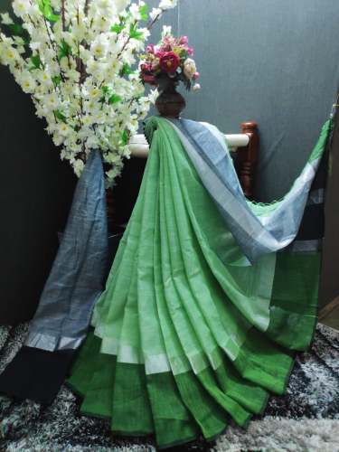  Imposing Linen Silk Saree For Women
