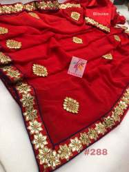 Marble Chiffon Saree