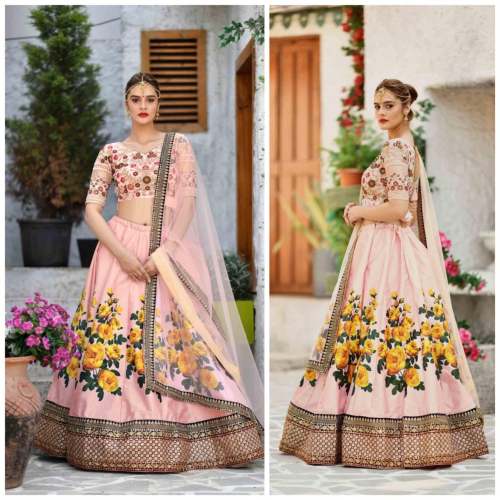 New Crepe Lehenga Choli