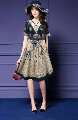 Nice Heavy Crepe Western Wear