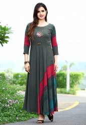 Rayon Long Kurti 