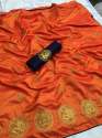 Sana Silk Rich Embroidery Silk Saree thumb 4