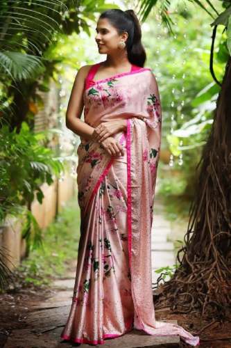 Global Enterprise Satin saree
