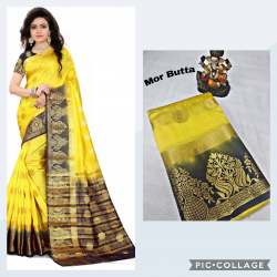 Snezzy  Tussar Silk Saree For Women