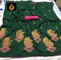 Vichitra Silk Wome Saree thumb 1