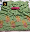 Vichitra Silk Wome Saree thumb 4